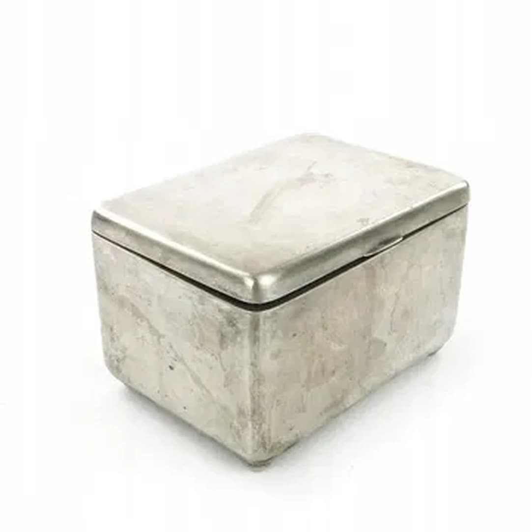 Art Deco sugar bowl, silver-plated alpacca, Jarra, Poland, 1930s. - 176019