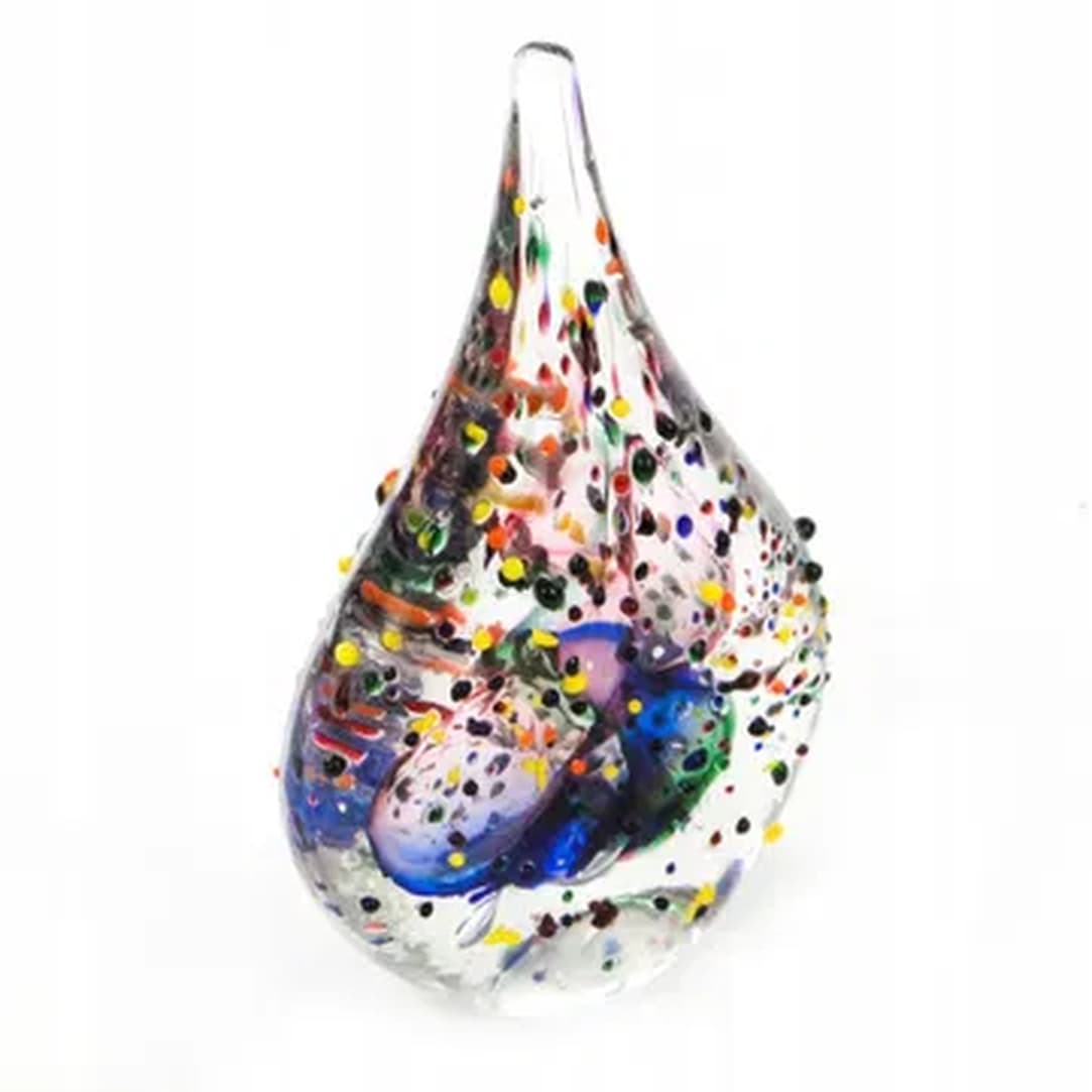 Decorative form, mid-century modern, glass, Czechoslovakia, 1960s. - 176032