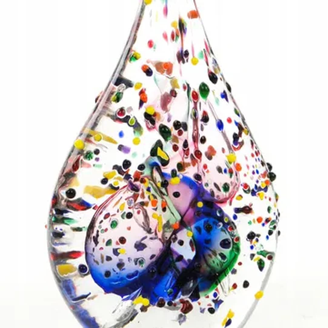 Decorative form, mid-century modern, glass, Czechoslovakia, 1960s. - 176029