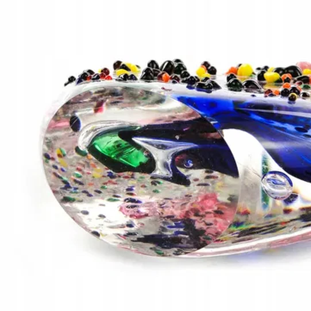 Decorative form, mid-century modern, glass, Czechoslovakia, 1960s. - 176030