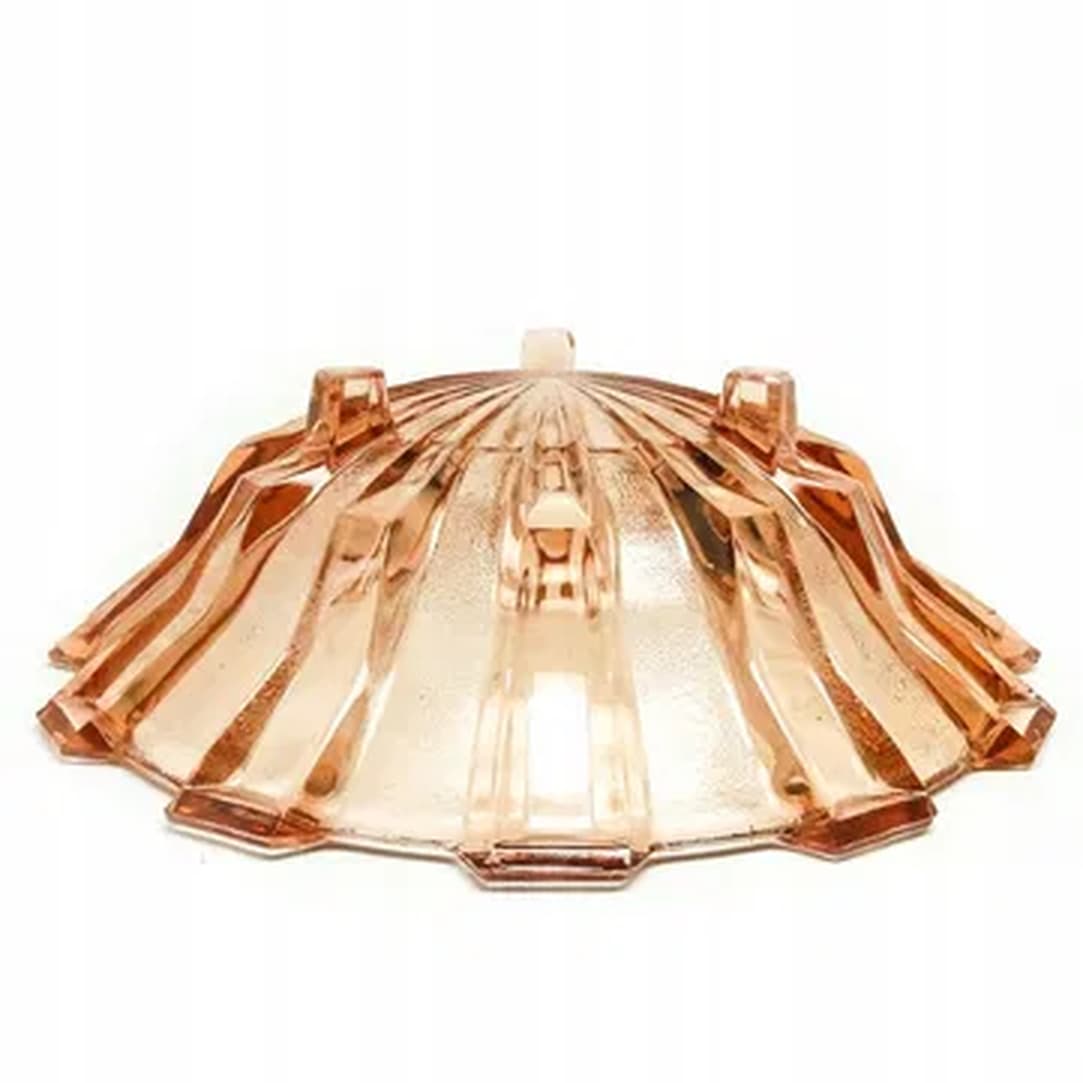 Art Deco centerpiece bowl, glass, Val Saint Lambert, Belgium, 1950s. - 176046