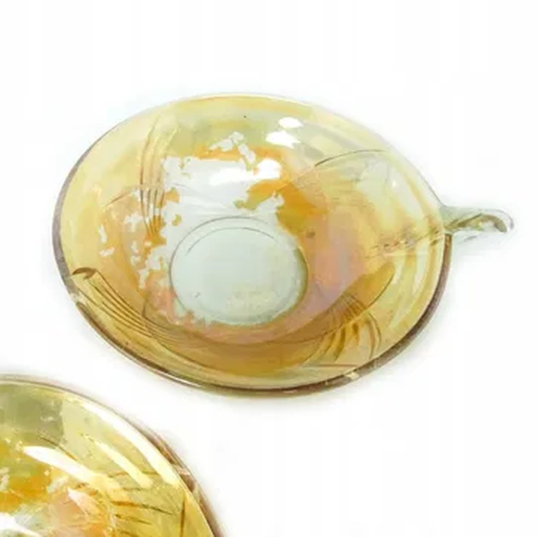 Art Deco comport, pressed glass, Poland, 1930s. - 176058