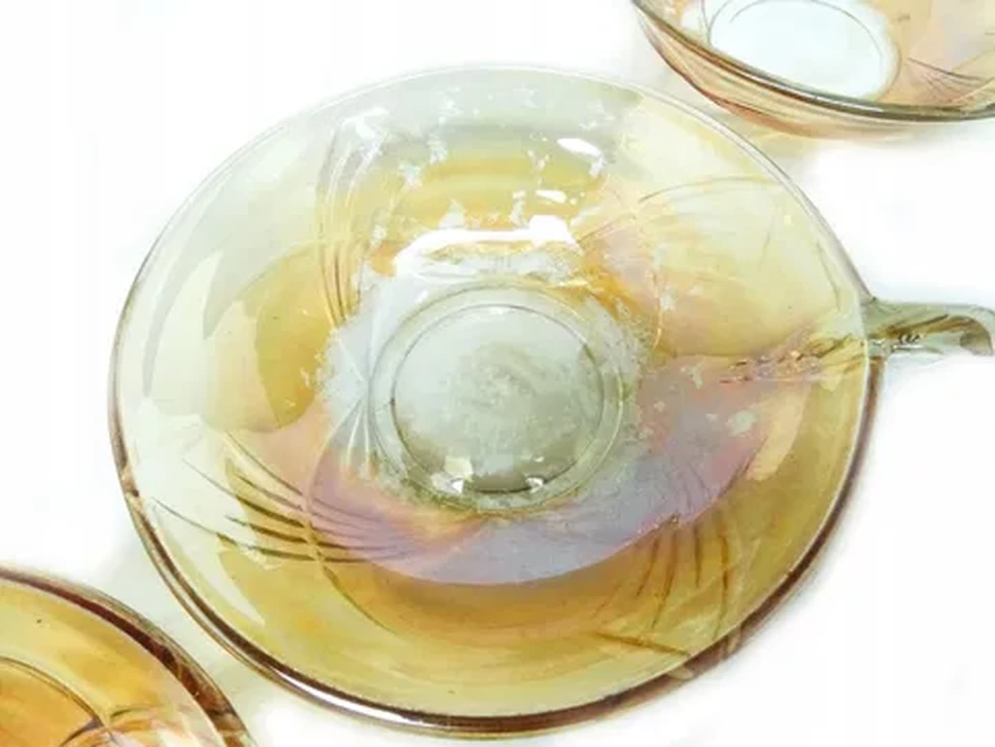 Art Deco comport, pressed glass, Poland, 1930s. - 176057