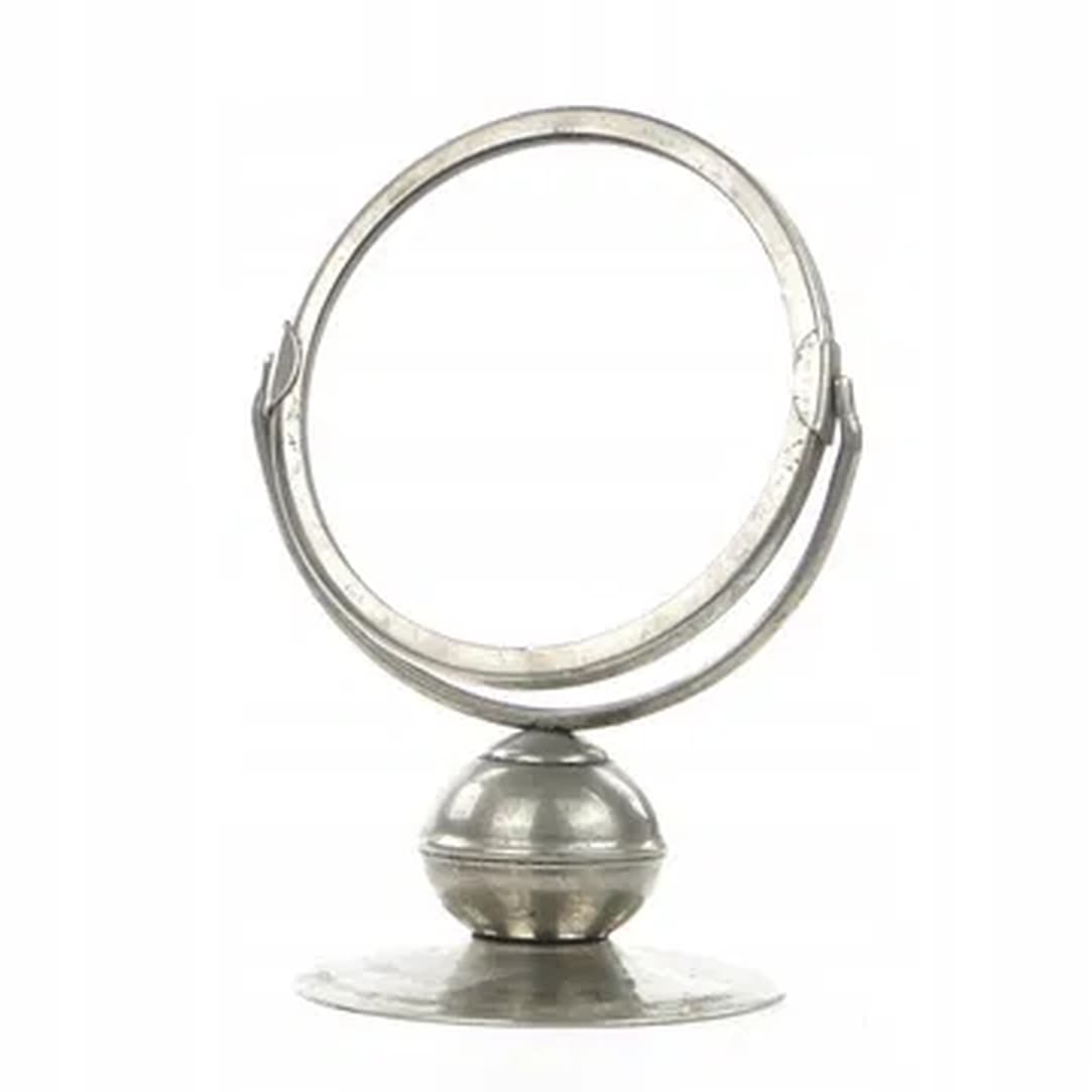 Art Deco mirror, nickel-plated brass, Poland, 1950s. - 176073