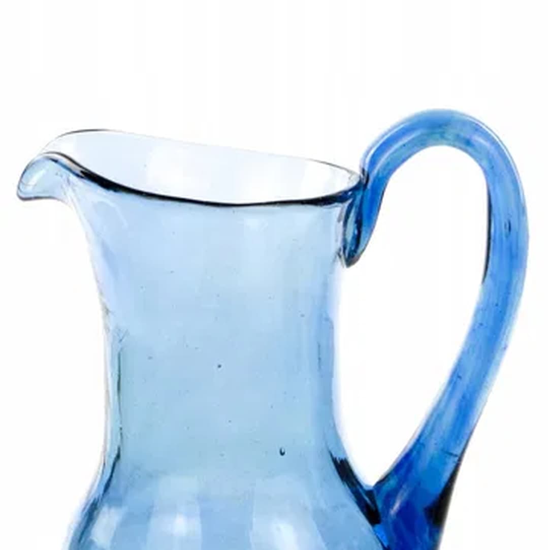 Pitcher, Postmodernism, cobalt blue glass, Poland, 1970s - 176155