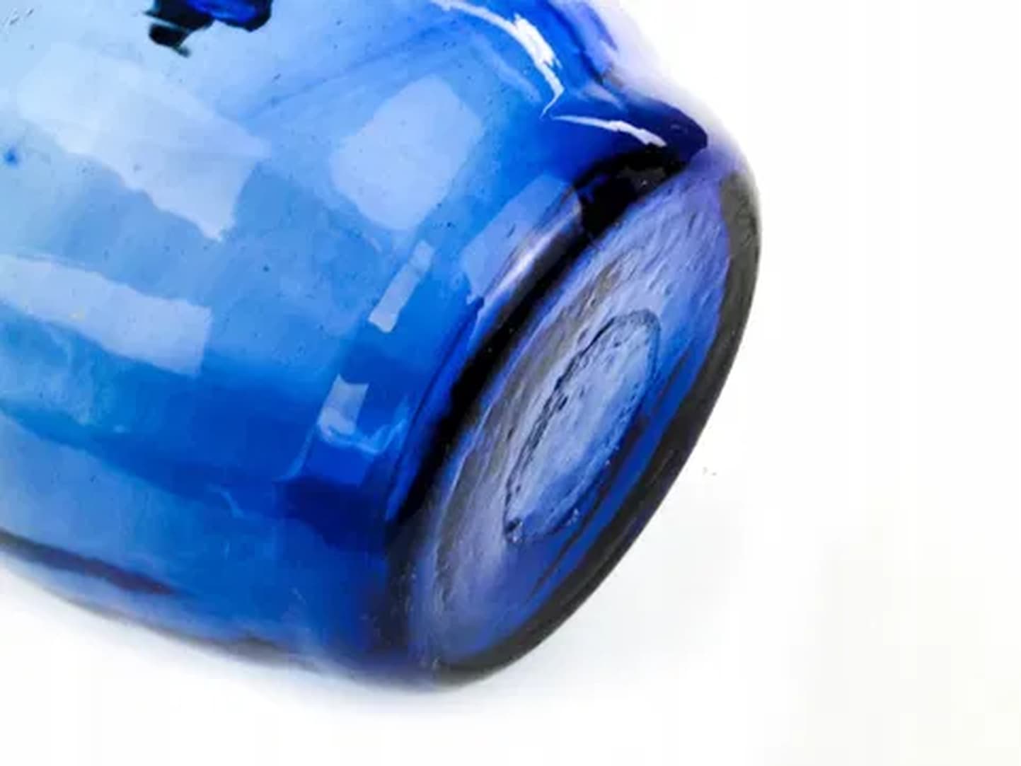 Pitcher, Postmodernism, cobalt blue glass, Poland, 1970s - 176159