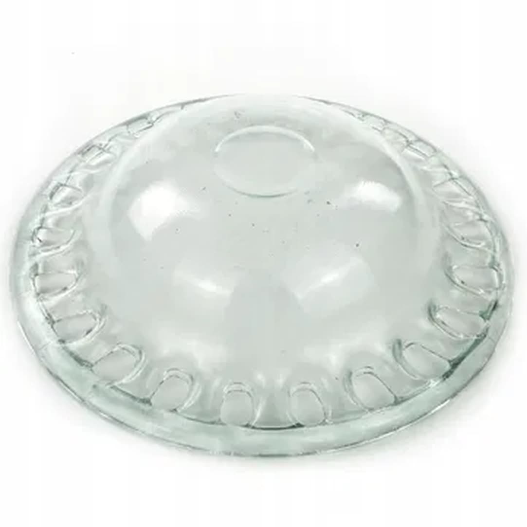 Minimalism platter, pressed glass, Japan, 1990s. - 176170