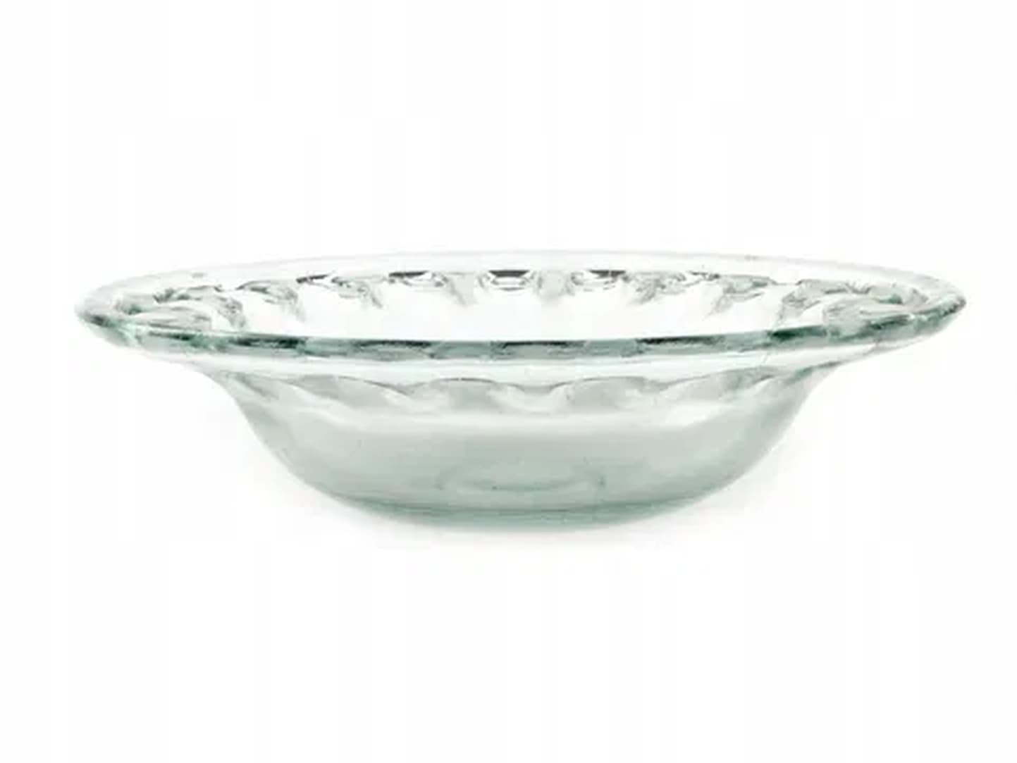 Minimalism platter, pressed glass, Japan, 1990s. - 176163