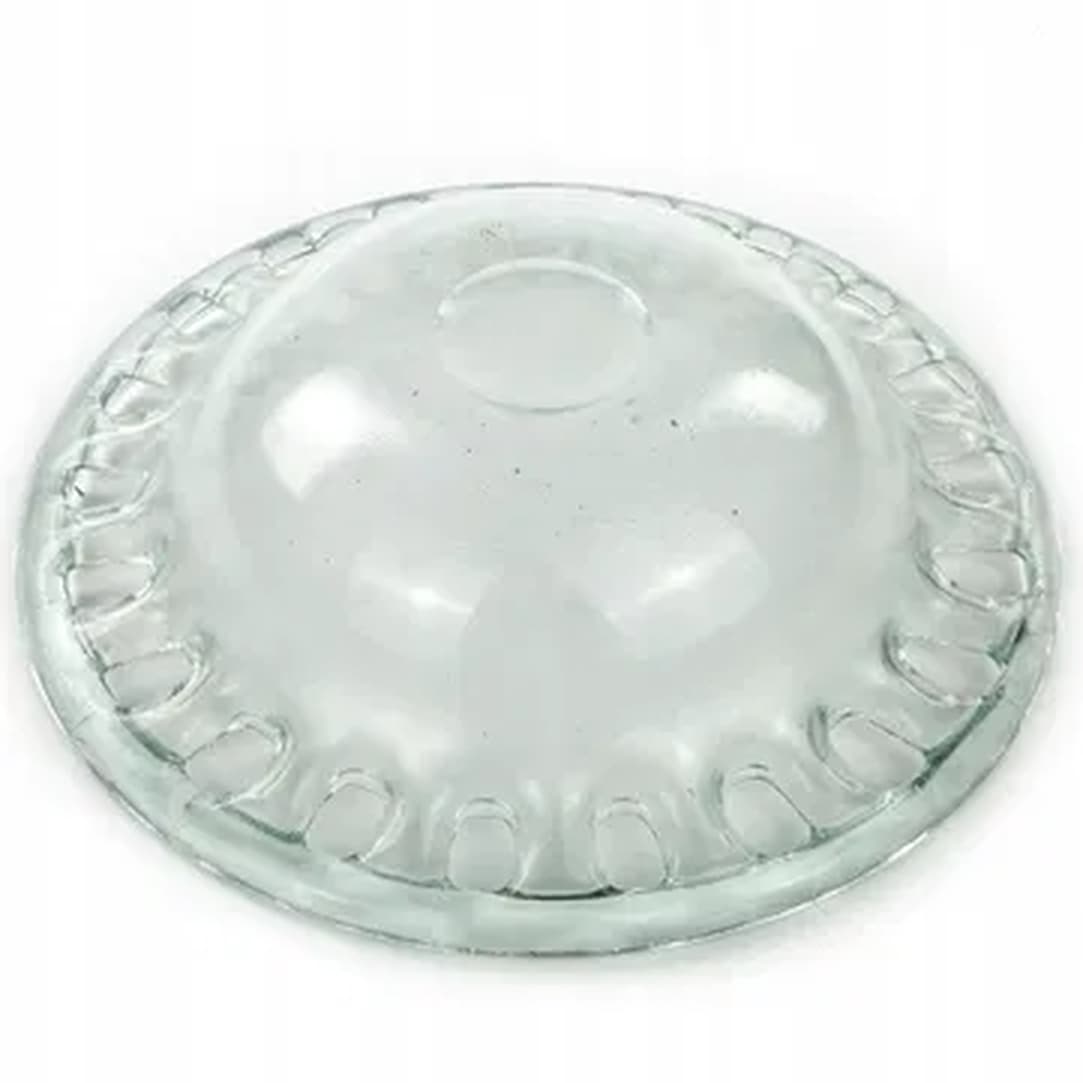 Minimalism platter, pressed glass, Japan, 1990s. - 176167