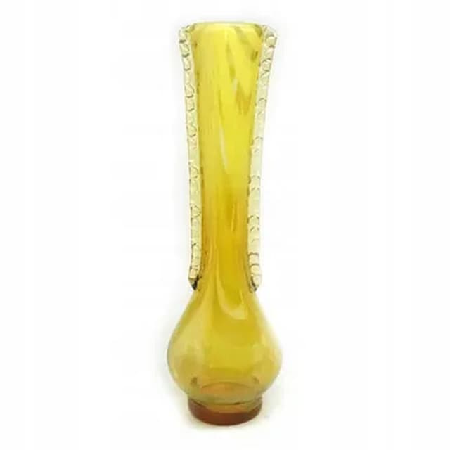 Postmodernism vase, glass, Poland, 1970s. - DIMENSION