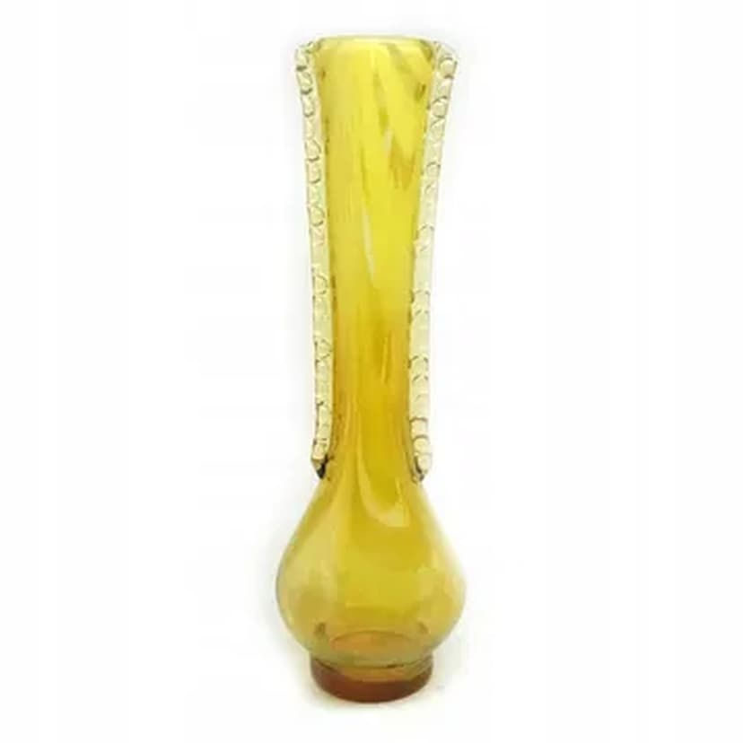 Postmodernism vase, glass, Poland, 1970s.