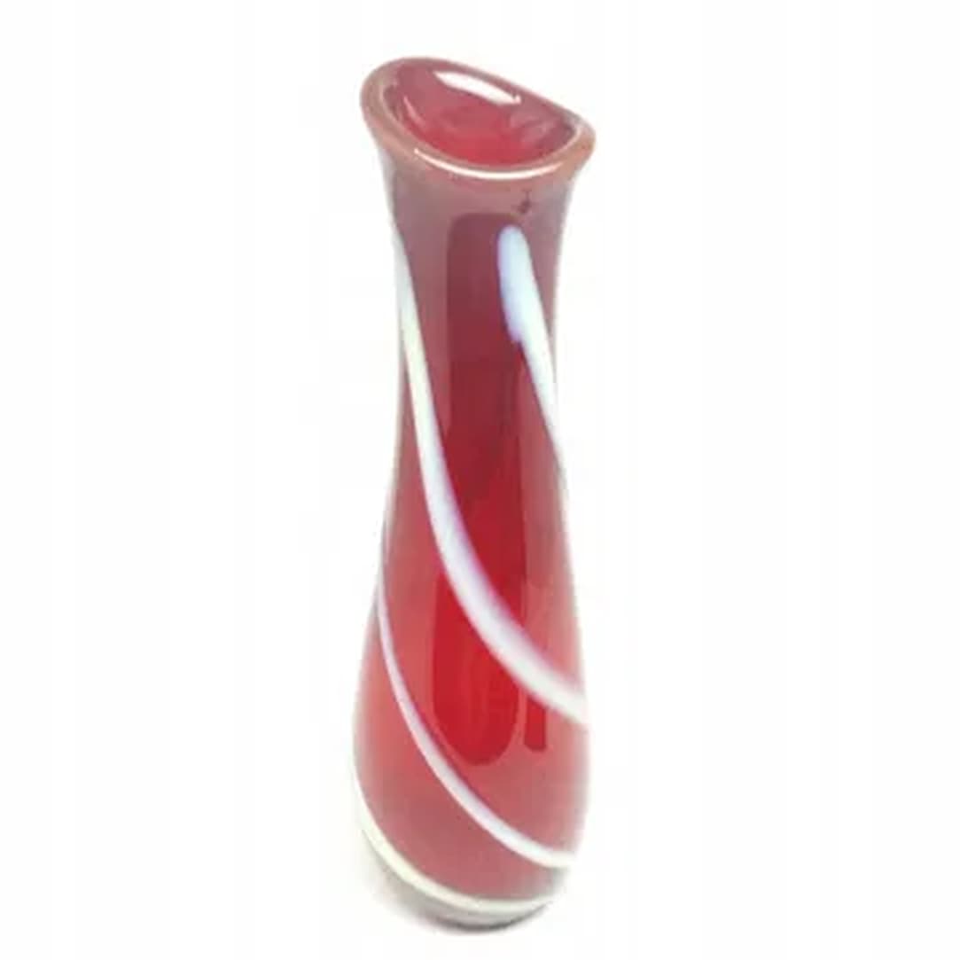Vase, Polish Modernism, glass, Ząbkowice, Poland, 1970s