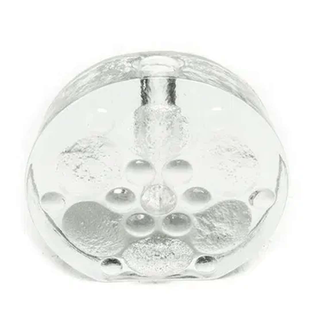 Mid-century modern vase, pressed glass, Huta Walter, Germany, 1970s. - 176233