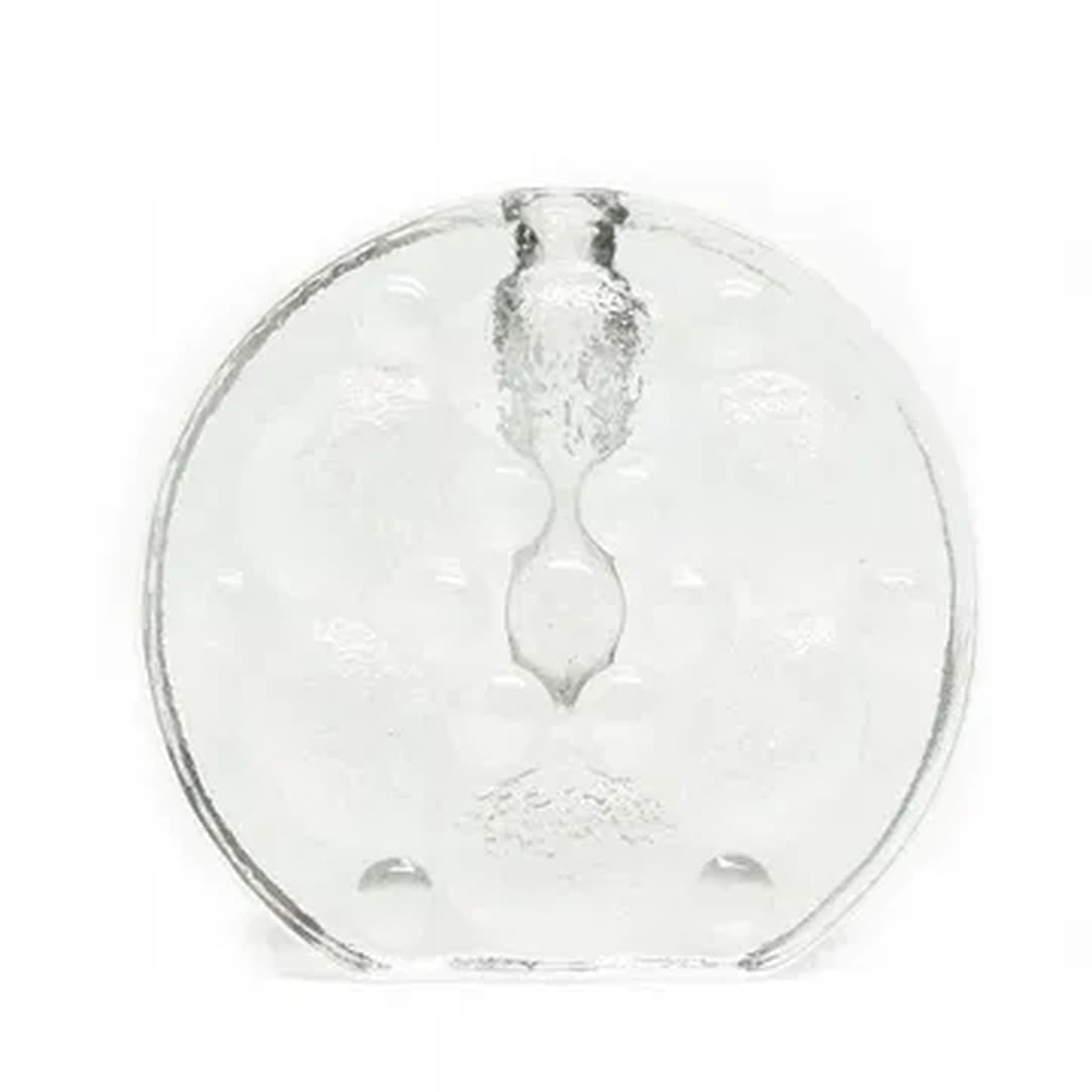 Mid-century modern vase, pressed glass, Huta Walter, Germany, 1970s. - 176232