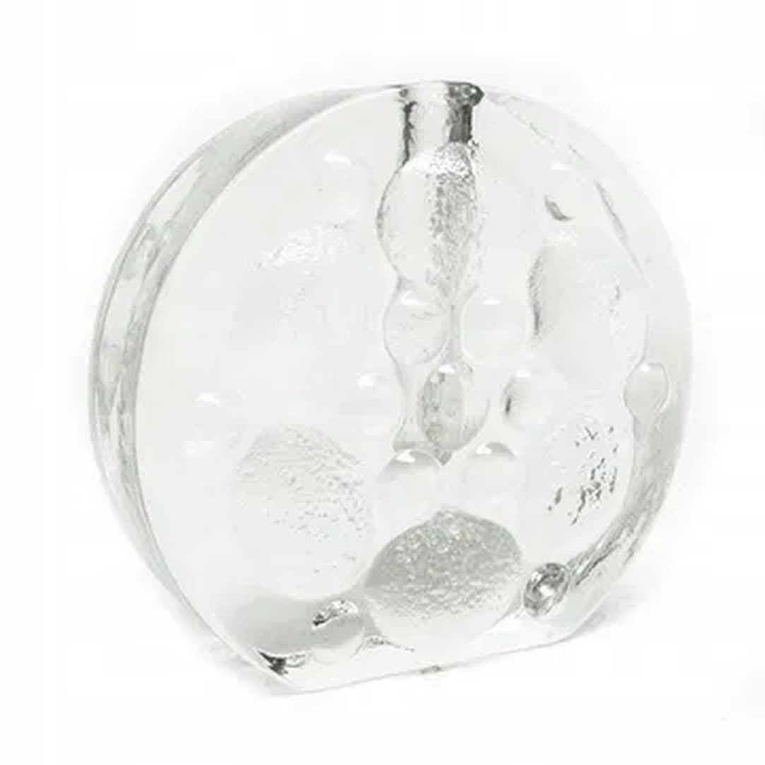 Mid-century modern vase, pressed glass, Huta Walter, Germany, 1970s. - 176230