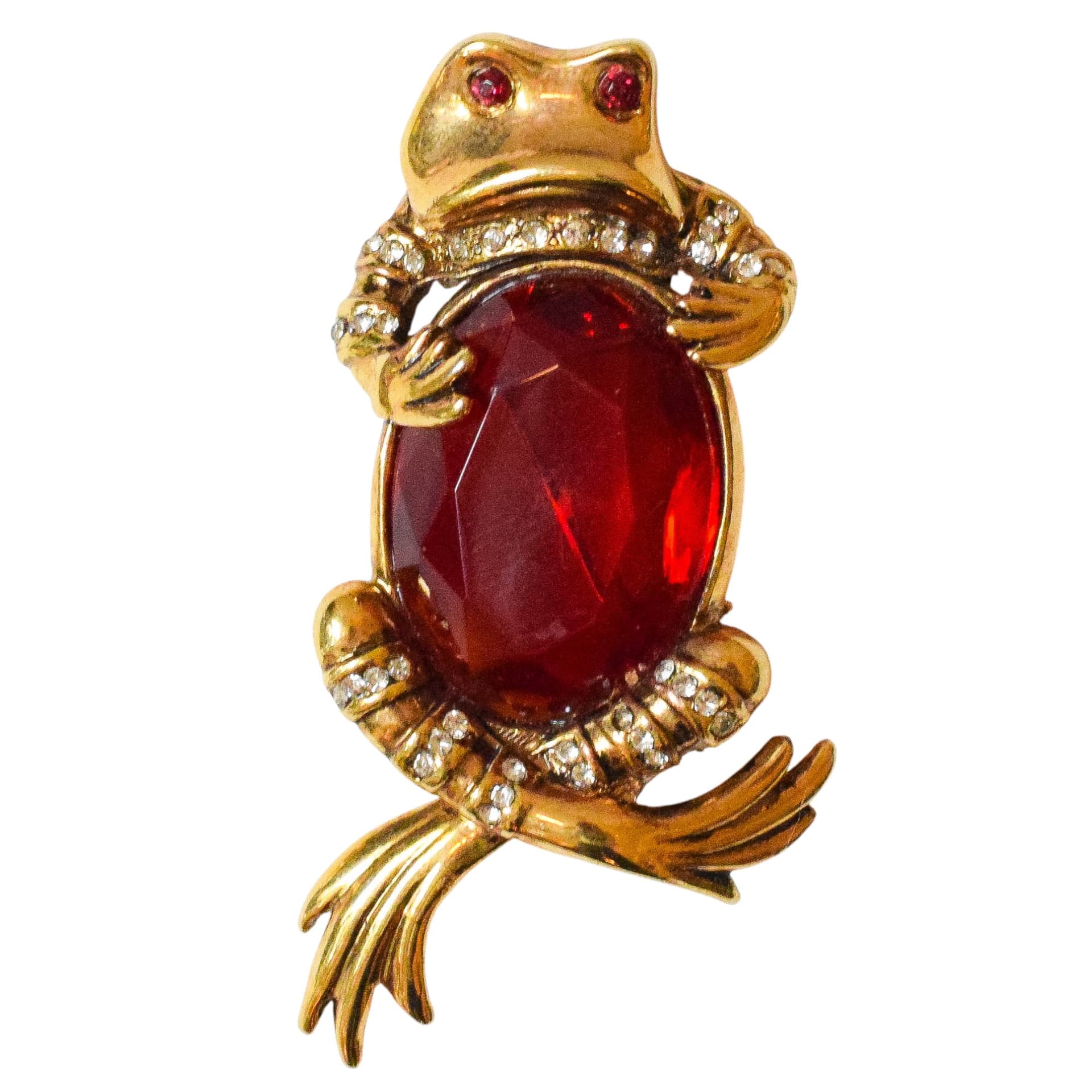 Broszka vintage Żaba - 176234