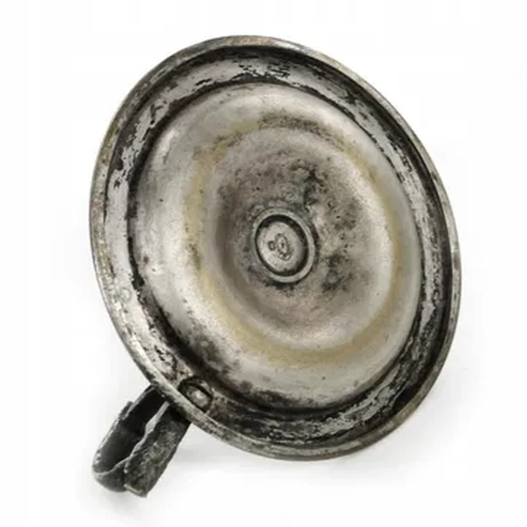 Eclectic chamberstick, silver-plated brass, Poland, early 20th c. - 176397