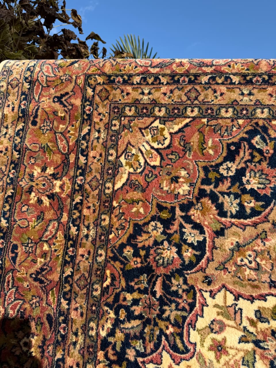 Rug Indo Keshan, multicolor wool, India, 1990s. - 176719