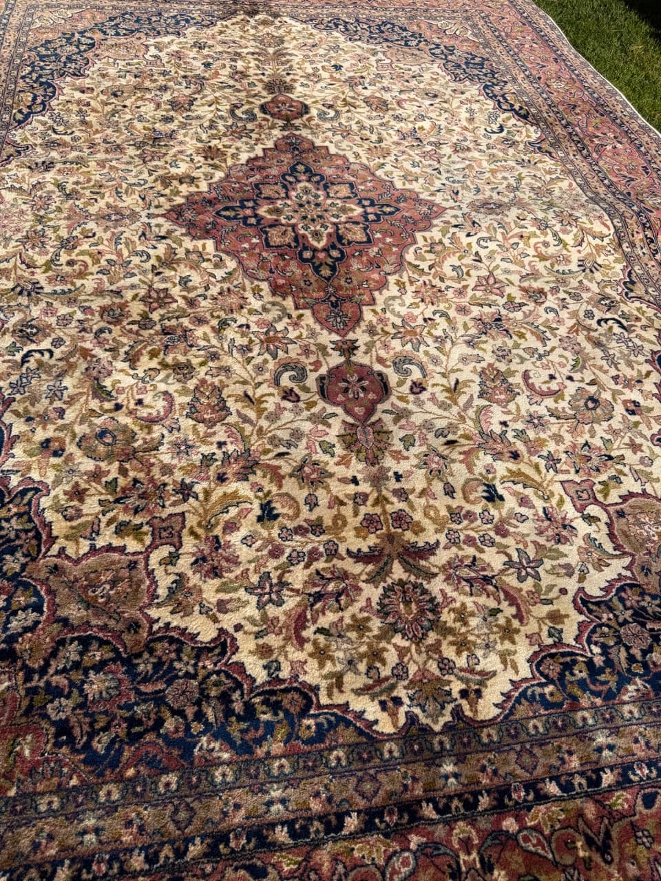 Rug Indo Keshan, multicolor wool, India, 1990s. - 176723