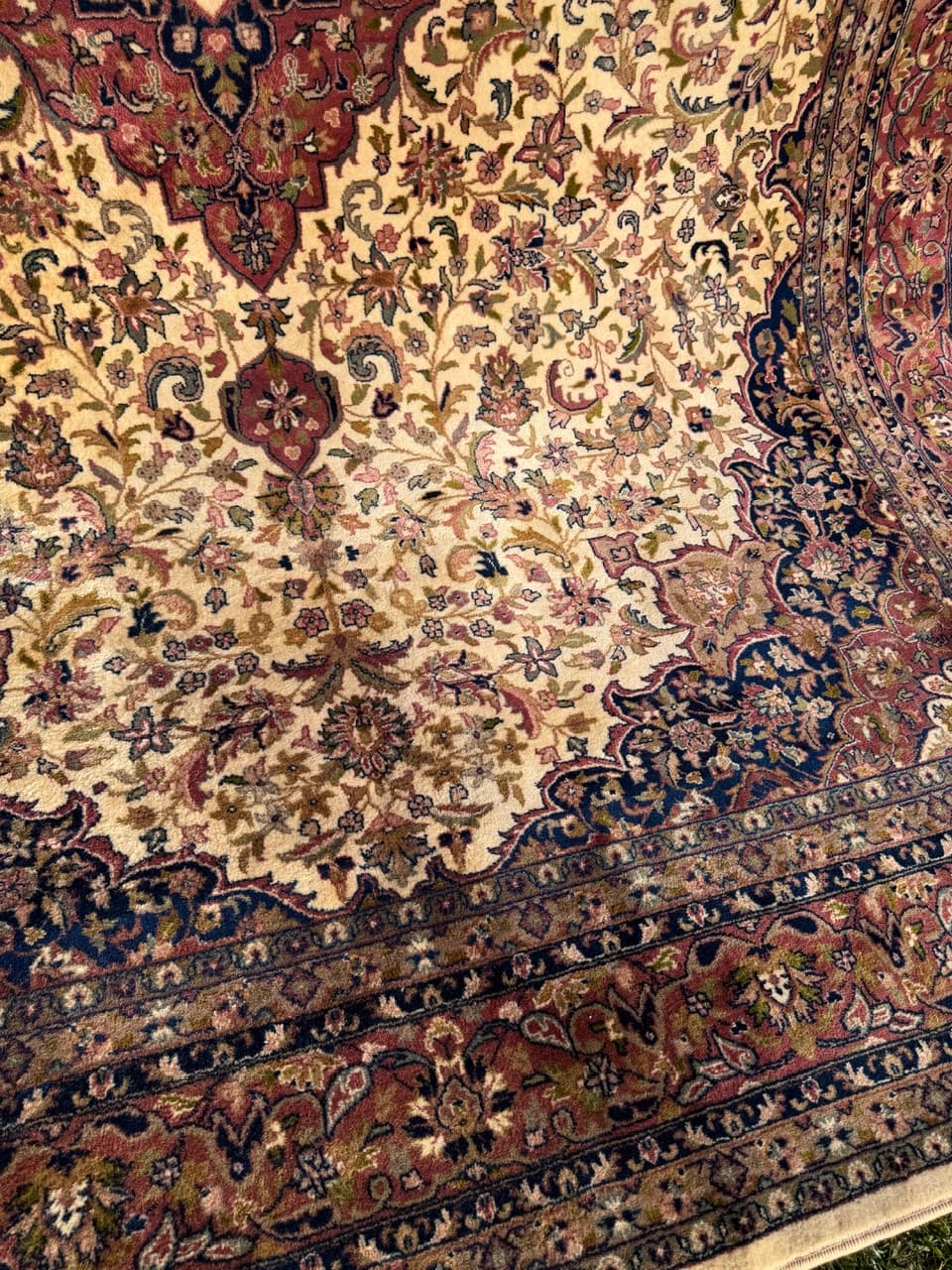 Rug Indo Keshan, multicolor wool, India, 1990s. - 176721