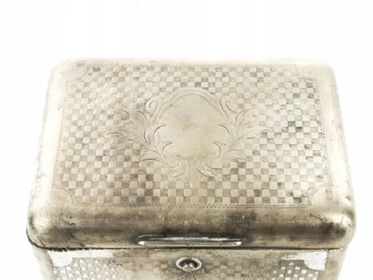 Art Deco sugar bowl, silver-plated brass, Norblin, Poland, 1920s. - 180611