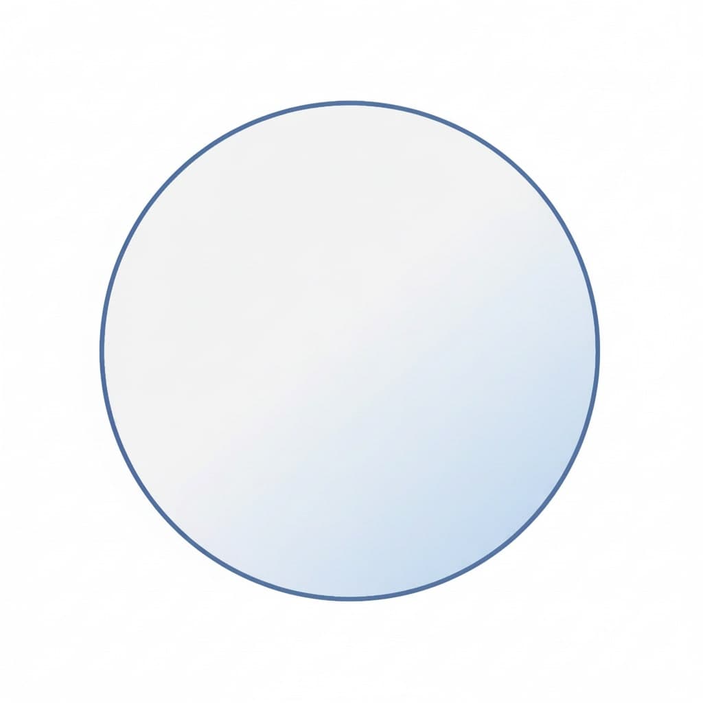 Round mirror Colors Round 70 cm, blue, Baltica - 176885