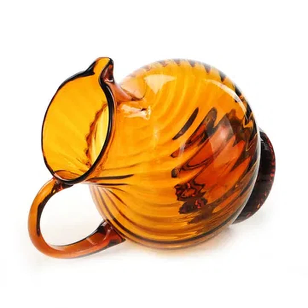 Water jug, pressed glass, Huta Barbara, Poland, 1970s. - 176760