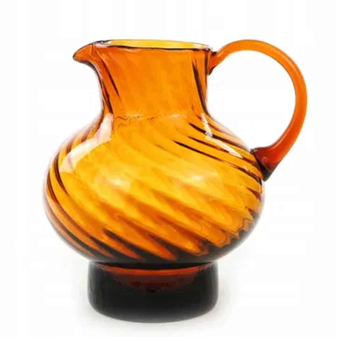 Water jug, pressed glass, Huta Barbara, Poland, 1970s. - 176756