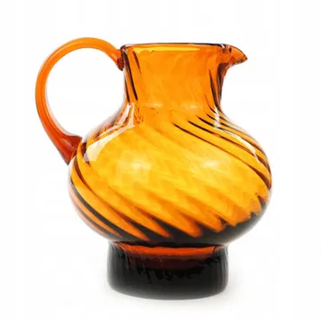 Water jug, pressed glass, Huta Barbara, Poland, 1970s. - 176759