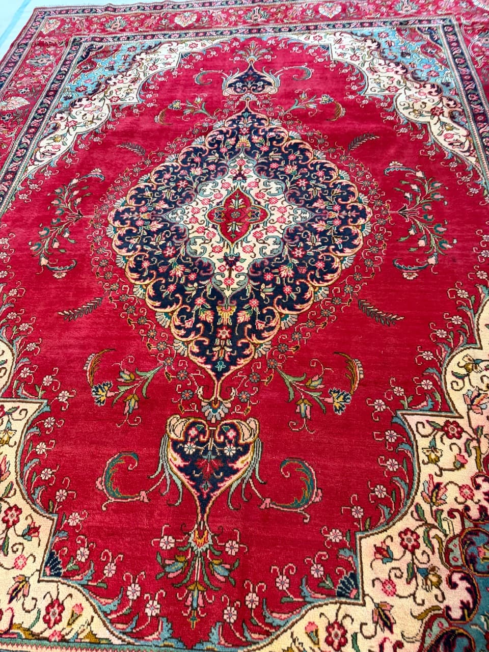 Rug Keshan 390x290 cm, red wool, Iran - 176776