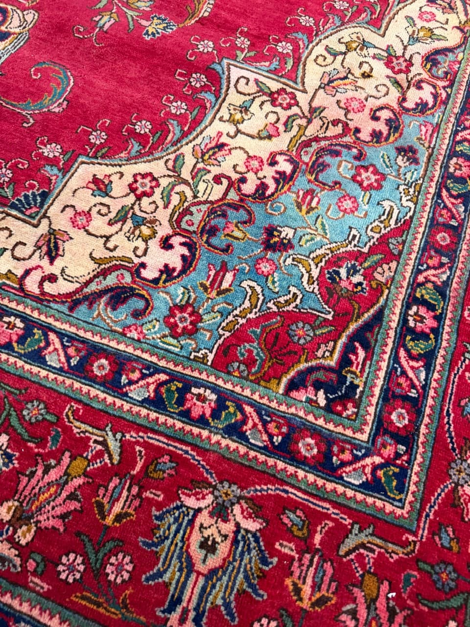 Rug Keshan 390x290 cm, red wool, Iran - 176771