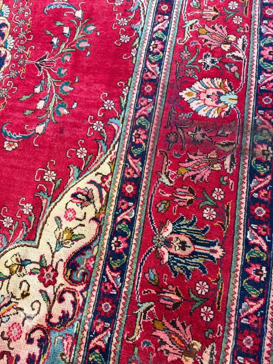 Rug Keshan 390x290 cm, red wool, Iran - 176778