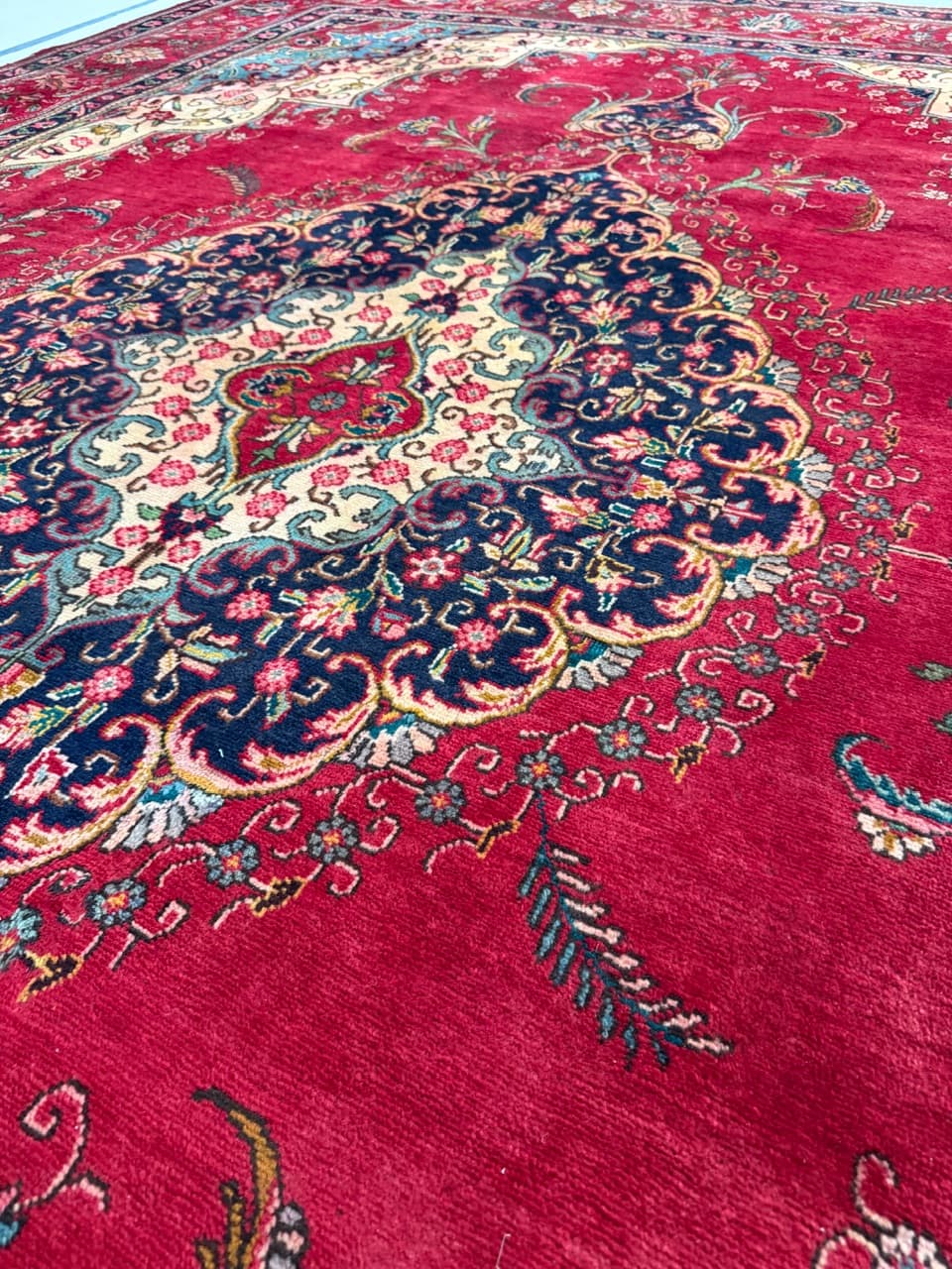 Rug Keshan 390x290 cm, red wool, Iran - 176782