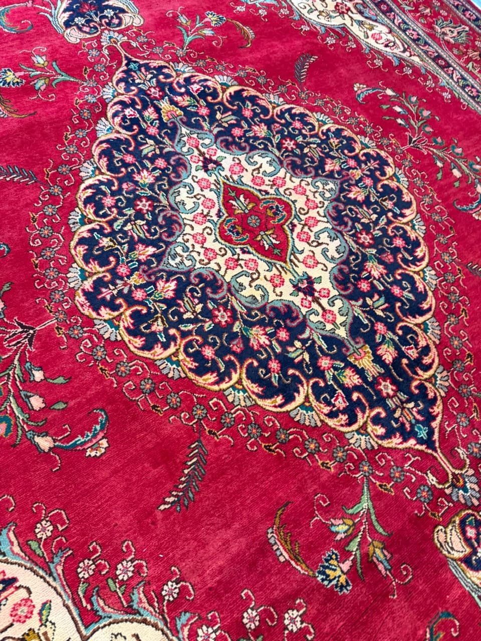 Rug Keshan 390x290 cm, red wool, Iran - 176780