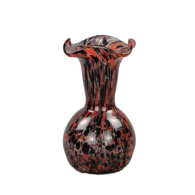 Wazon Murano, szkło mozaikowe multikolor, Włochy, lata 60. - WYMIARY