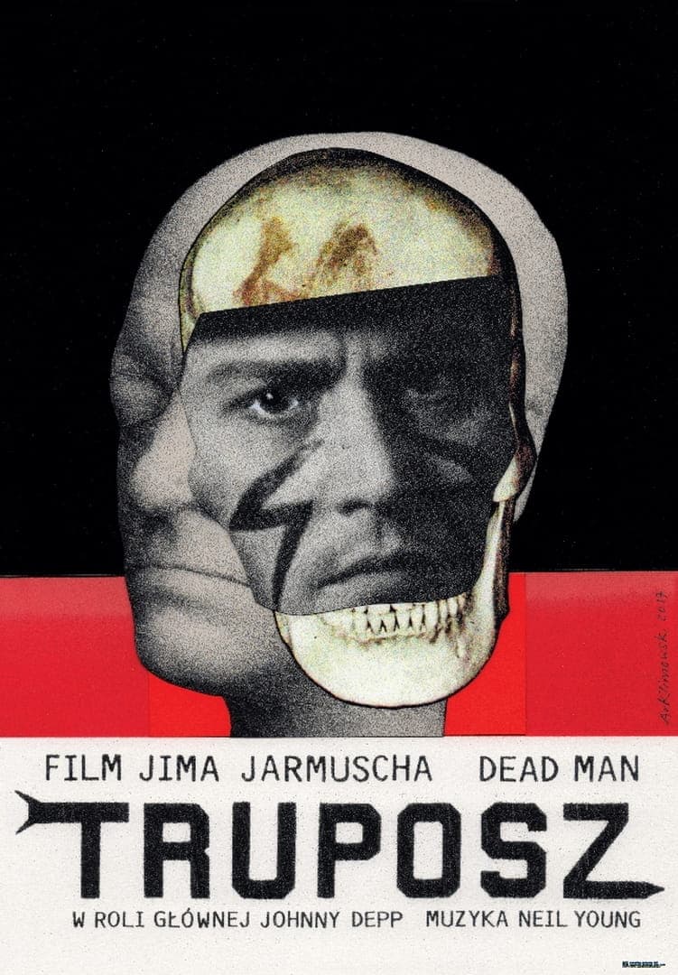 Film poster Truposz 100x70 cm, by A. Klimowski, Polska Szkoła Plakatu