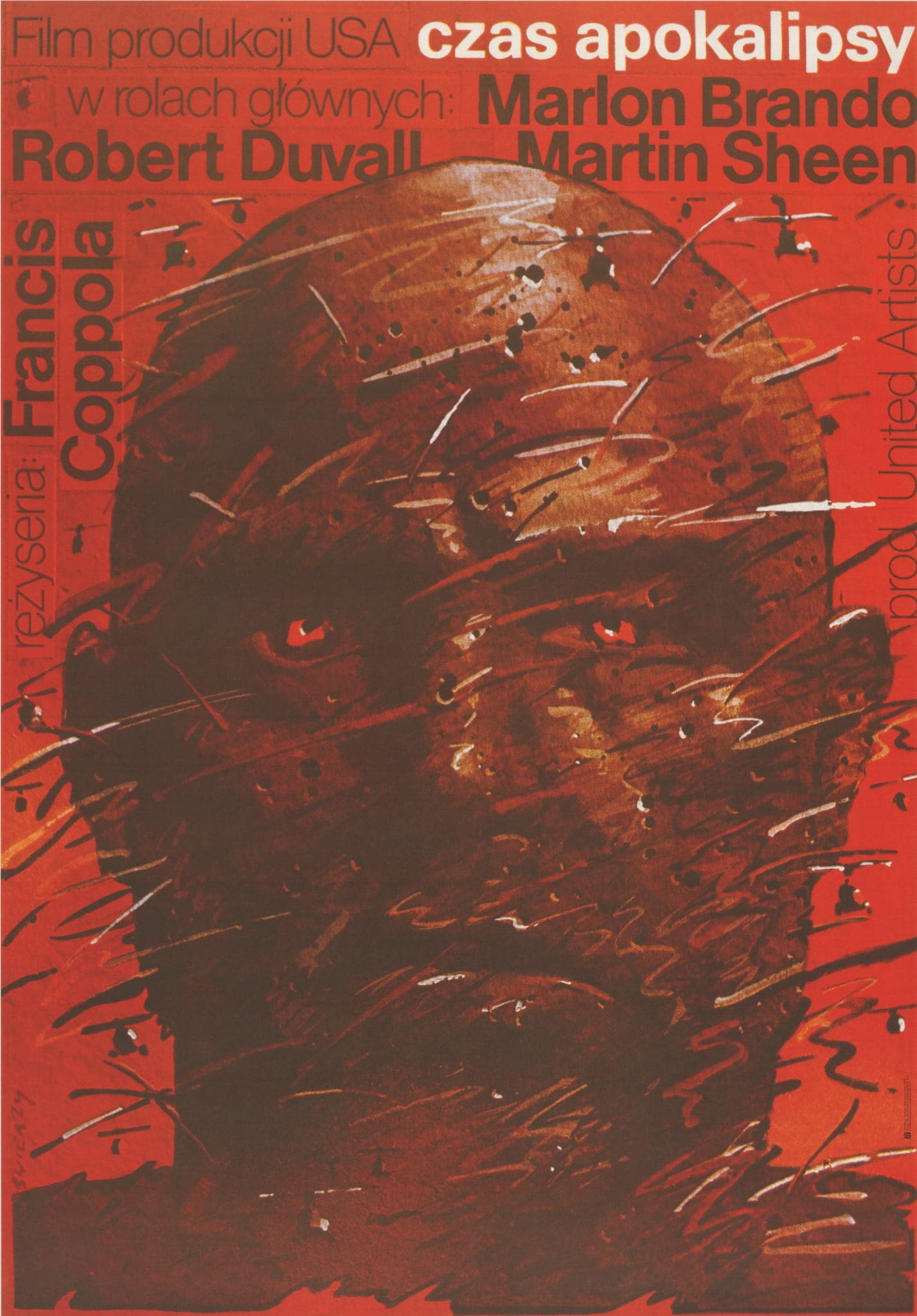 Movie poster Czas apokalipsy 96.5x67.0 cm, by W. Świerzy, Polska Szkoła Plakatu