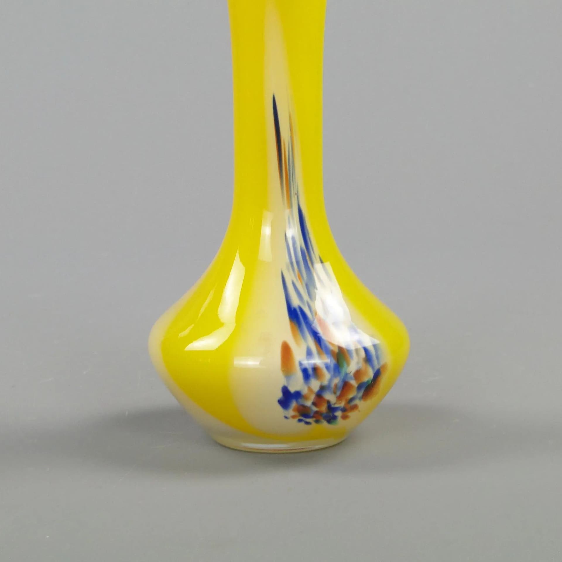 Wazon Kalia, wielobarwne szkło, Włochy, lata 70. - 12454