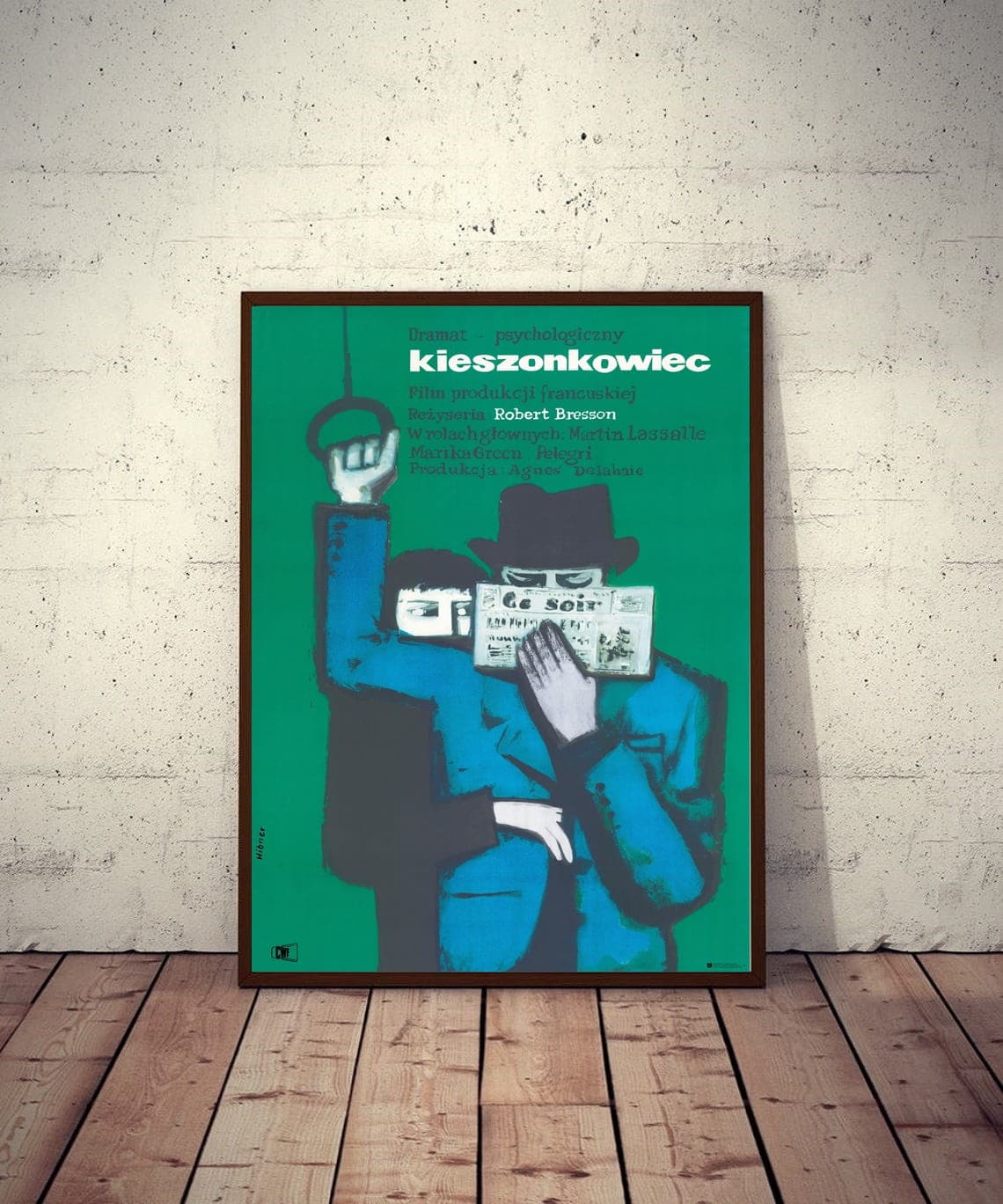 Plakat filmowy Kieszonkowiec 82x58 cm, aut. M. Hibner, Polska Szkoła Plakatu - 177427