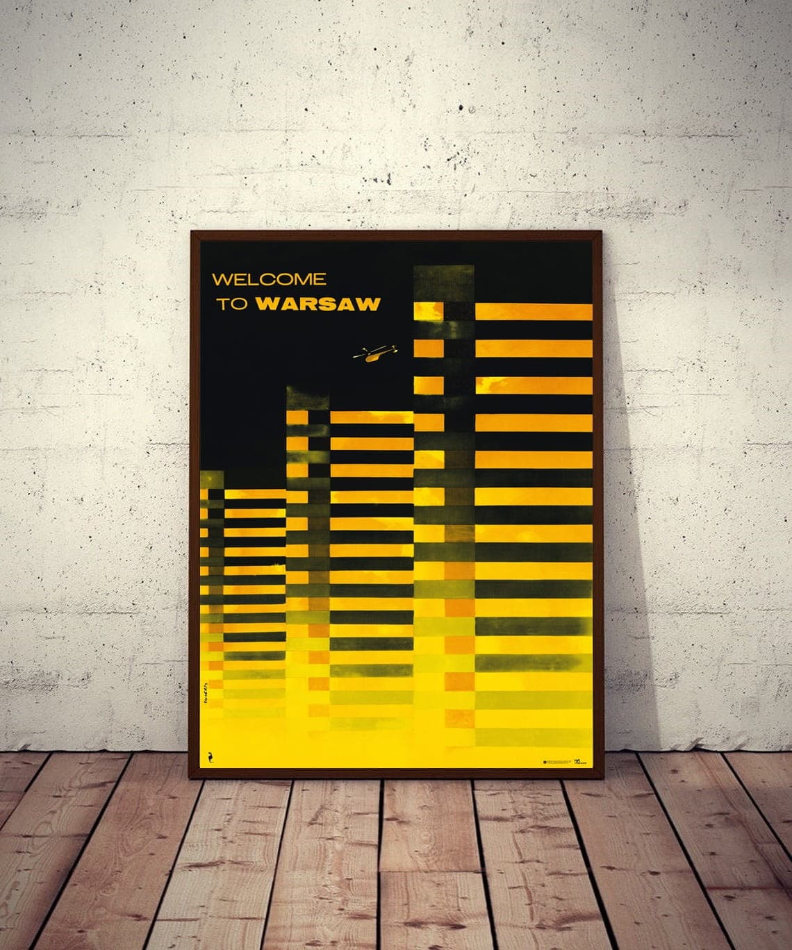 Tourist poster Welcome to Warsaw 97x67 cm, by W. Świerzy, Polska Szkoła Plakatu - 177409