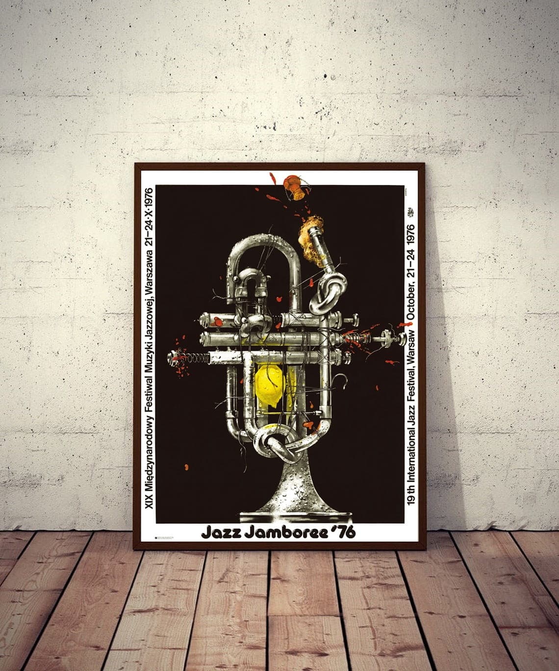 Promotional poster 19th International Jazz Festival Jazz Jamboree 95.5x69 cm, by W. Świerzy, Polska Szkoła Plakatu - 177405