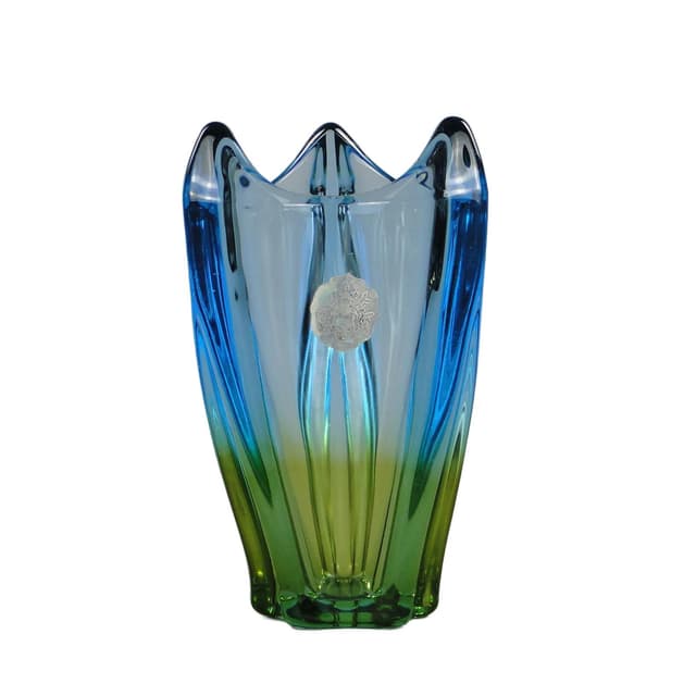 Wazon, szkło wielobarwne, Mstišov Nový Bor, Czechosłowacja, lata 60. - WYMIARY