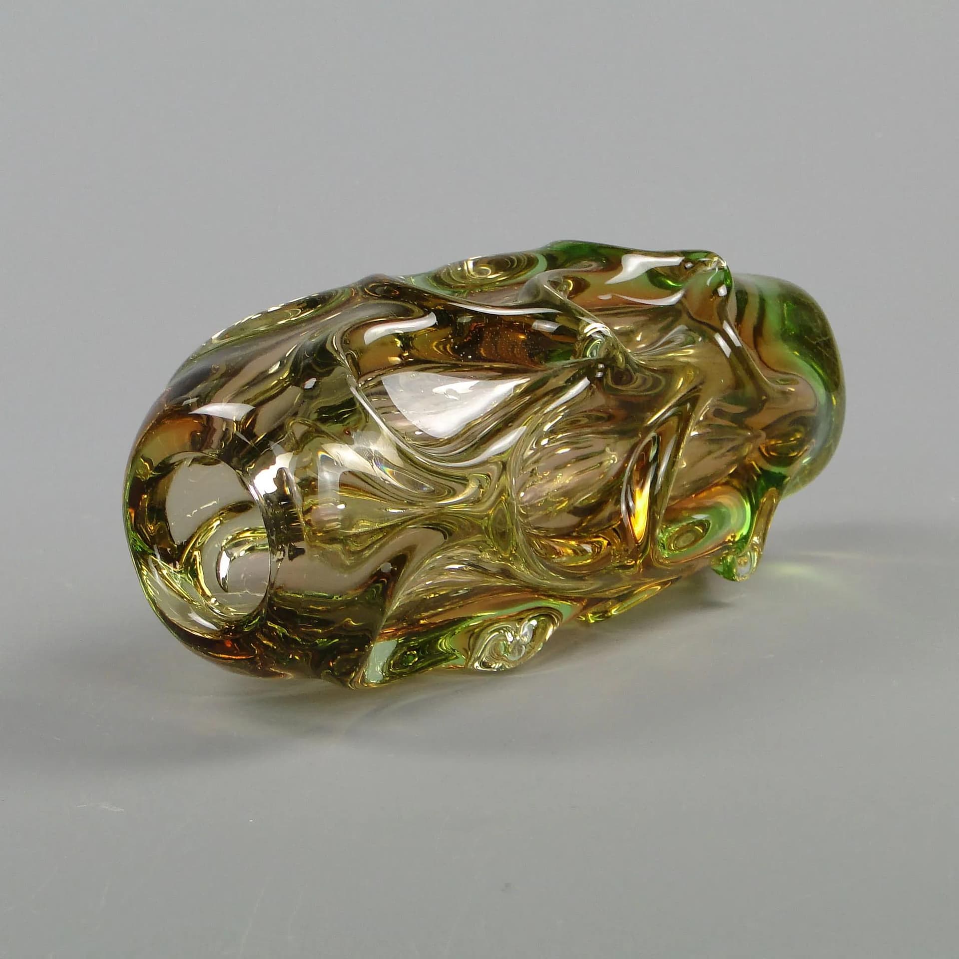 Wazon, szkło wielobarwne, proj. J. Beranek, Skrdlovice, Czechosłowacja, lata 60. - 12429