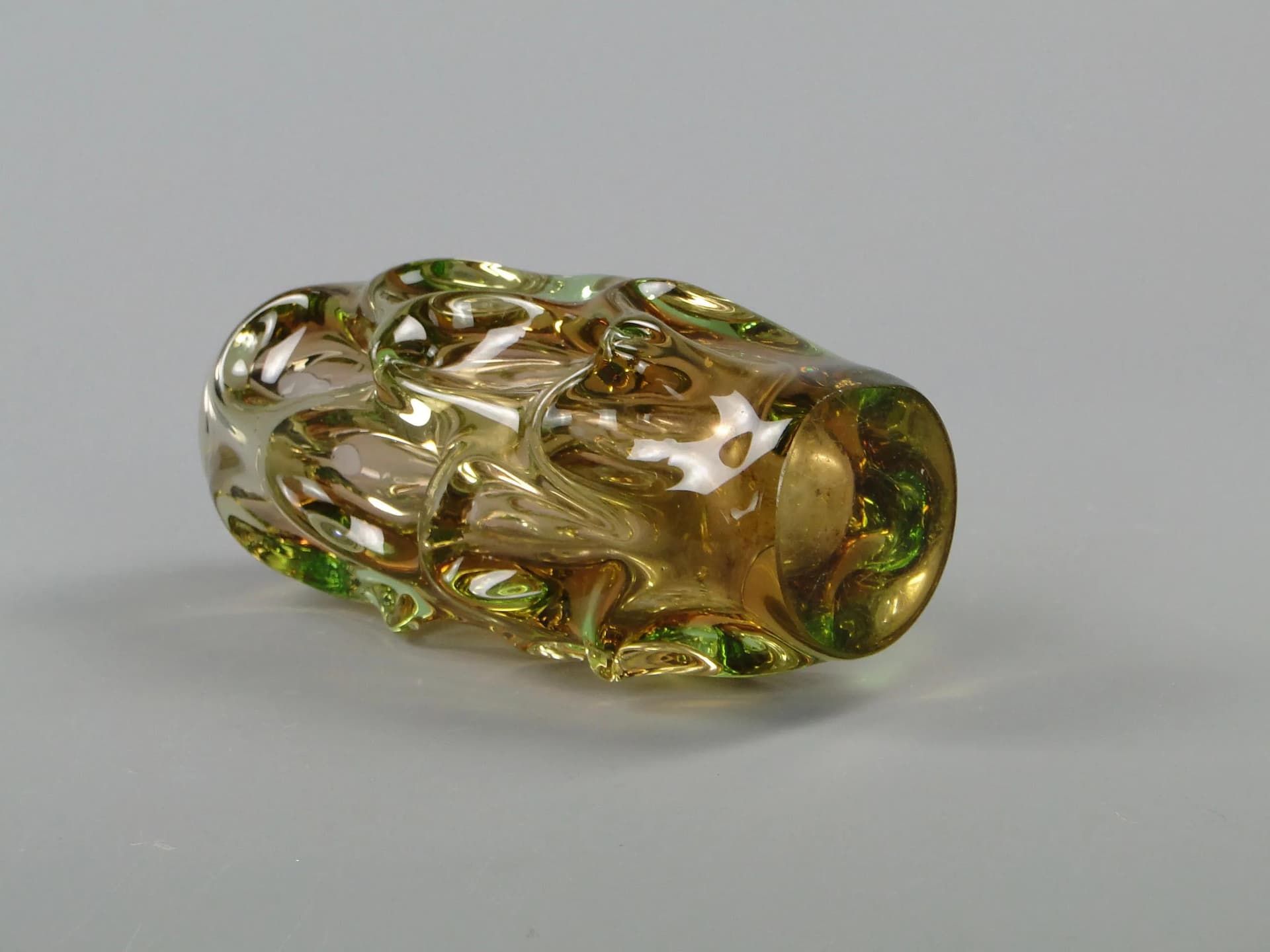 Wazon, szkło wielobarwne, proj. J. Beranek, Skrdlovice, Czechosłowacja, lata 60. - 12430