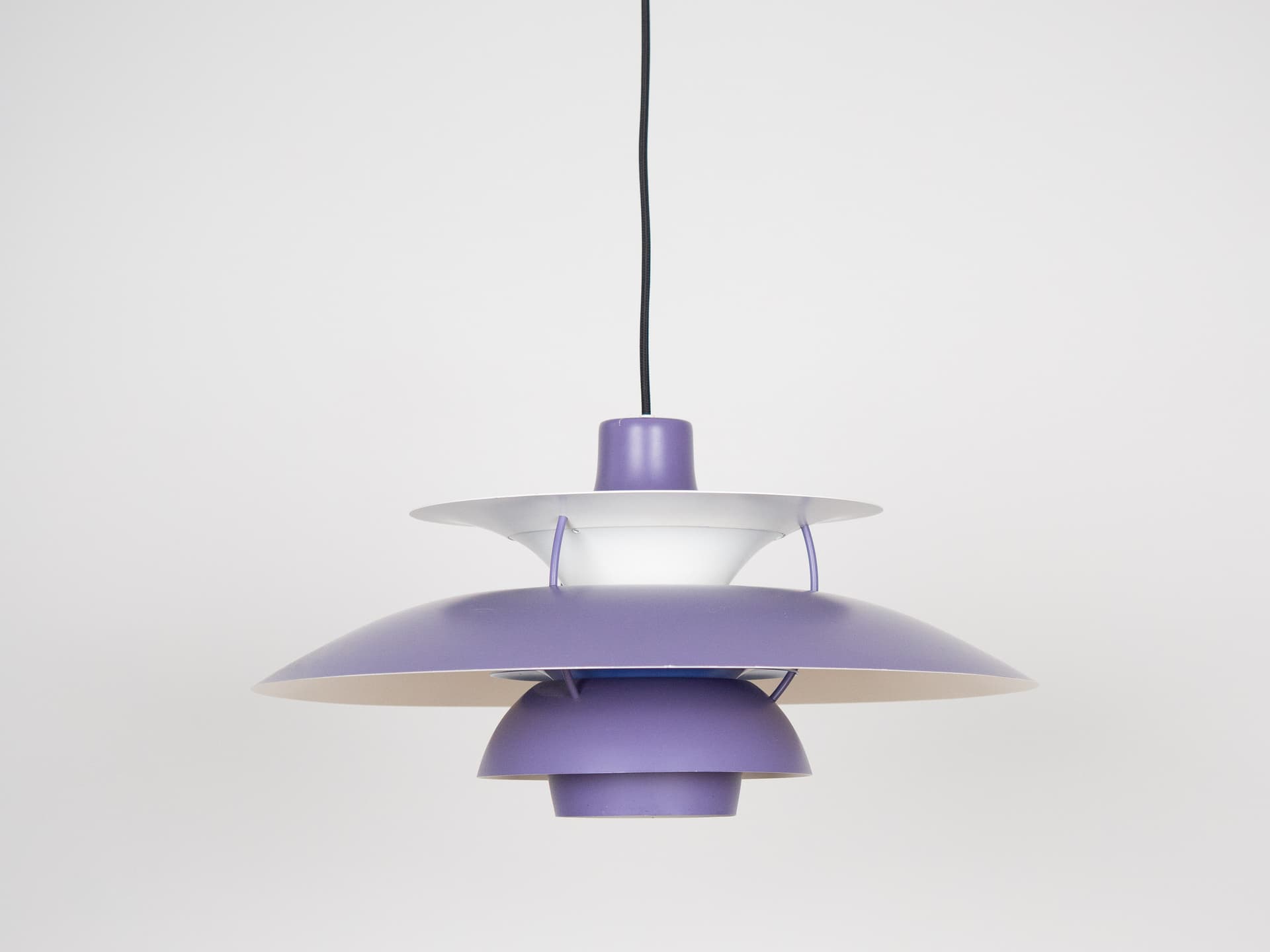 Pendant Lamp PH 5, violet, metal, by P. Henningsen, Louis Poulsen, Denmark, 1990s. - 177662