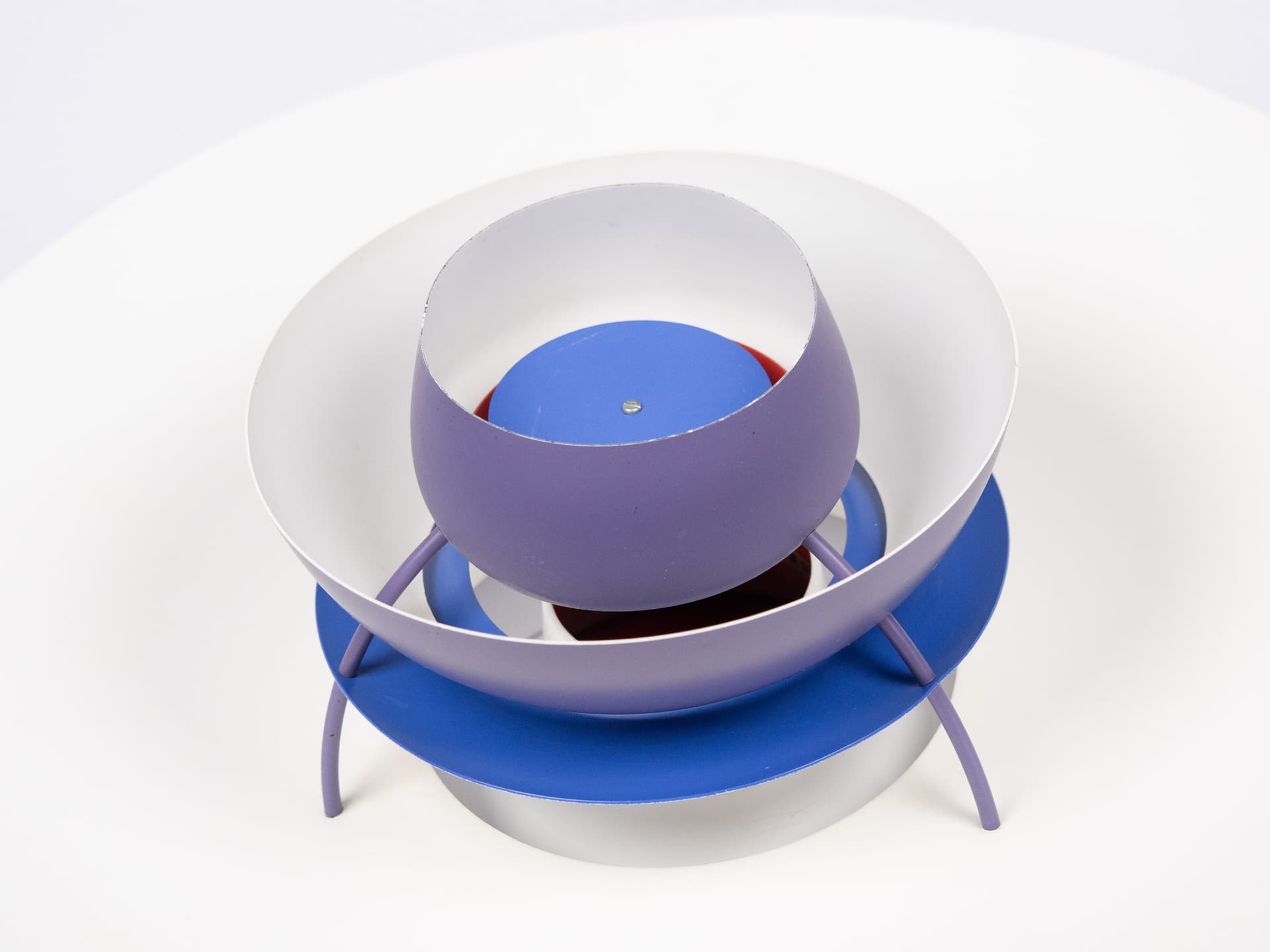 Pendant Lamp PH 5, violet, metal, by P. Henningsen, Louis Poulsen, Denmark, 1990s. - 177666