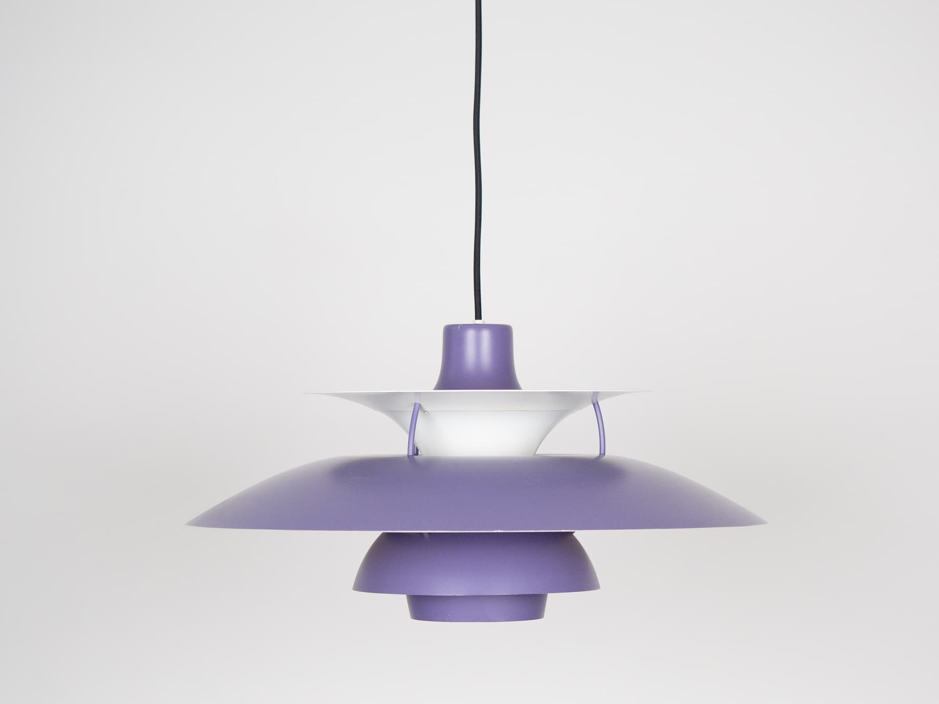 Pendant Lamp PH 5, violet, metal, by P. Henningsen, Louis Poulsen, Denmark, 1990s. - 177660