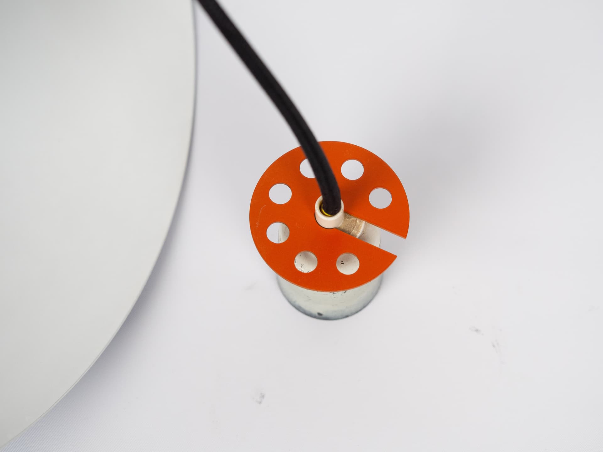 Lampa wisząca PH 4/3, niebieska, metal, proj. P. Henningsen, Louis Poulsen, Dania, lata 80. - 177735