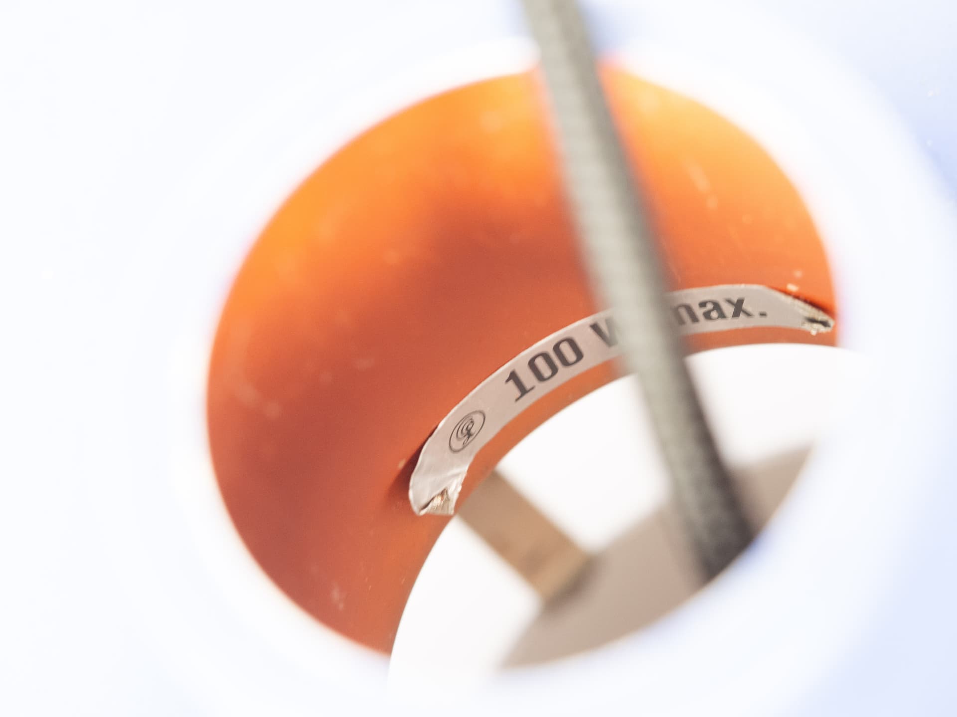 Lampa wisząca PH 4/3, niebieska, metal, proj. P. Henningsen, Louis Poulsen, Dania, lata 80. - 177734