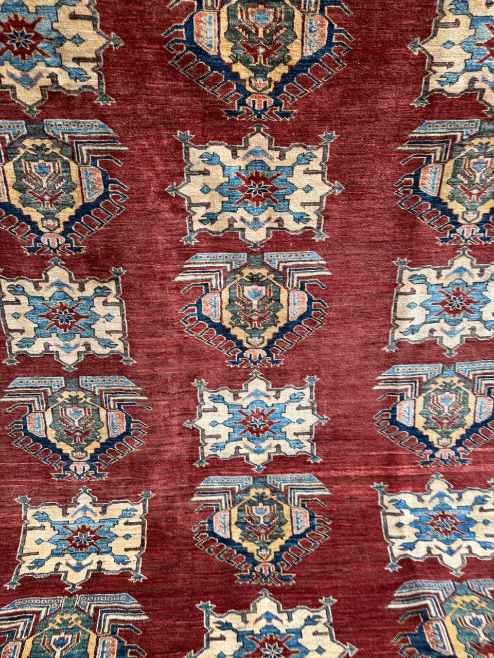 Dywan Ziegler 395x245 cm, czerwony, wełna, Pakistan - 177863